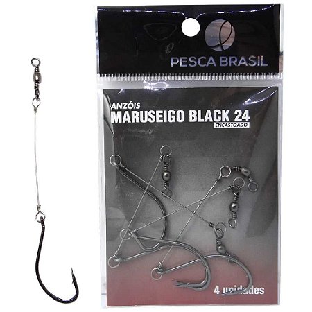 Anzol Pesca Brasil Maruseigo Black Encastoado 24 094109-un