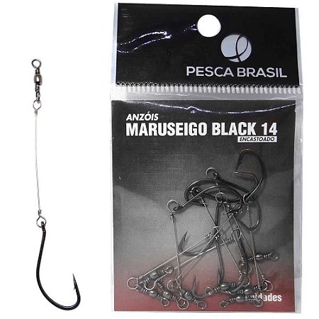 Anzol Pesca Brasil Maruseigo Black Encastoado 14 094104-un