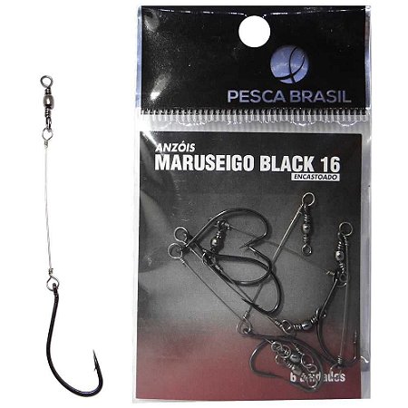 Anzol Pesca Brasil Maruseigo Black Encastoado 16 094105-un