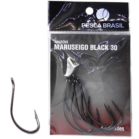 Anzol Pesca Brasil Maruseigo Black 30 094012-un
