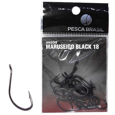 Anzol Pesca Brasil Maruseigo Black 18 094006-un