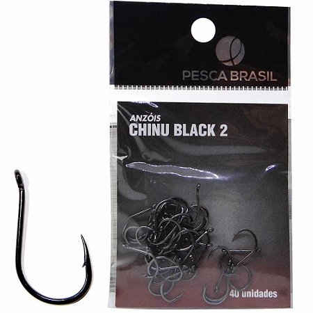 Anzol Pesca Brasil Chinu Black 2 094201-un