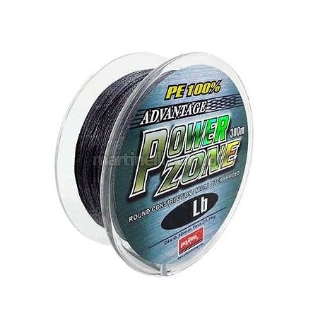 Linha multifilamento Power Zone 29lb 0,18mm 300m cor cinza