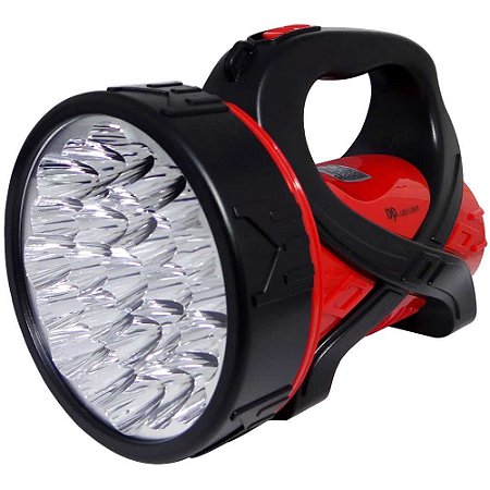 Lanterna Holofote Dp736a C/ 25 Super Leds Bivolt Recar