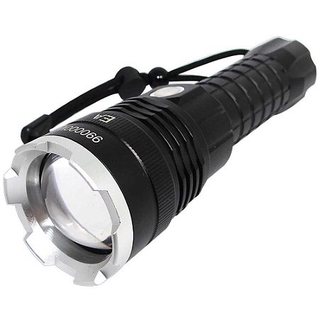 Lanterna Super Led T6 (janela) X Light Flashlight USB com Cabo USB