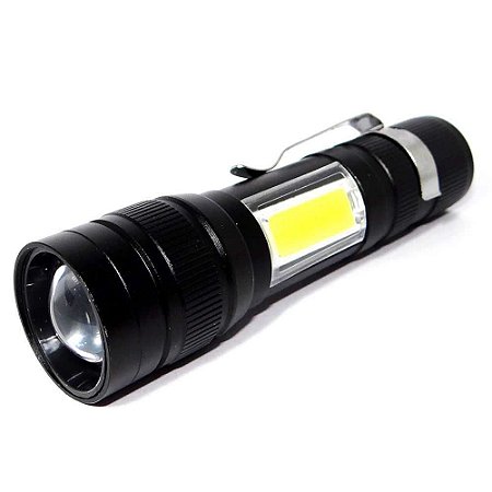 Lanterna USB LT-414 1067 com luminária lateral