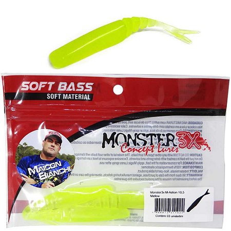 Isca Monster 3X M-action 10 5cm Mellow 3 un.