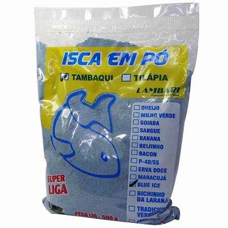 Isca em Pó Lambari Blue Ice 500g