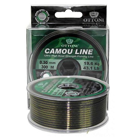 Linha Monofilamento Camou Line 0,35mm 300m
