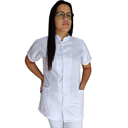 Jaleco Classic Feminino M/ Curta