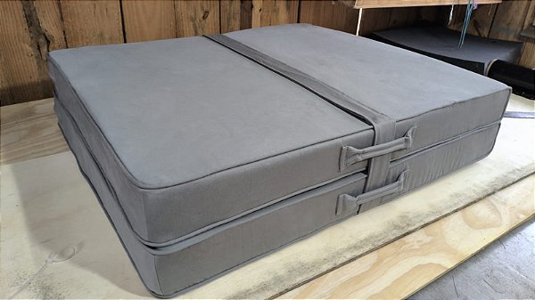 Sob medida Dobrável Viés Solteiro 1,90m x 80cm x 15cm Pink Rosa Rei do Futon