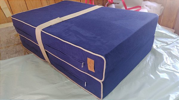 Sob medida Colchonete Dobrável Nicho Cama Quarto Infantil Azul Rei do Futon