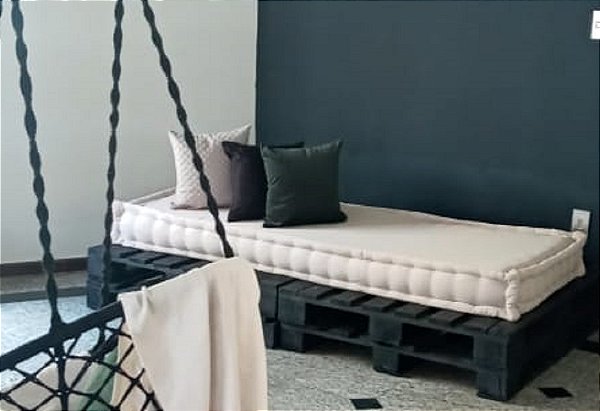 Capa Solteiro para Espuma Borda Turca com Fibra COLCHÃO E ESPUMA DE SOFA CAMA