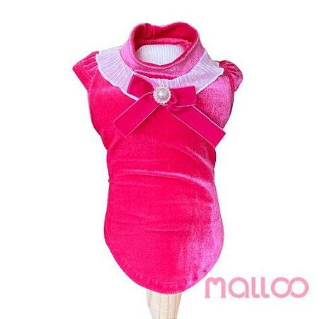 T-Shirt veludo - Rosa