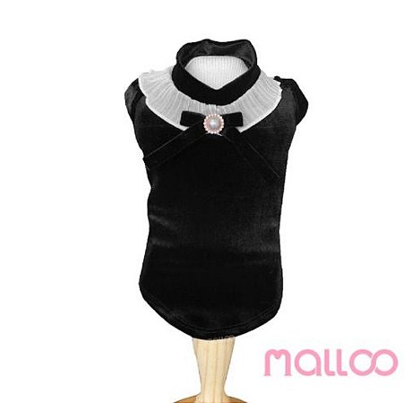 T-Shirt veludo - Preta
