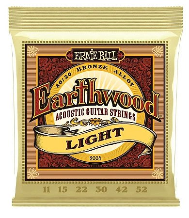 Encordoamento Ernie Ball Earthwood Violão Aço Bronze