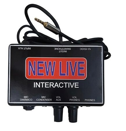 Interface de Áudio New Live Interactive