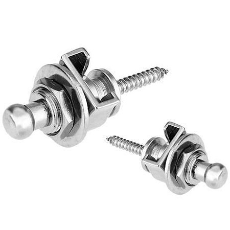 Strap Lock - Roldana com Trava - Cromada/ Preta