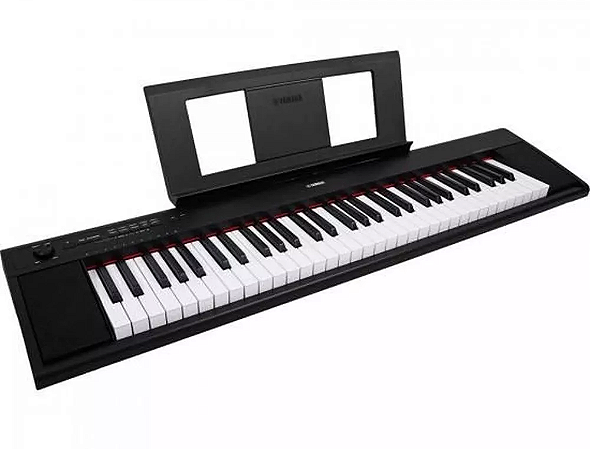 競売 Piano Digital Bivolt Fonte + Preto Piaggero Np-12b Yamaha 鍵盤楽器