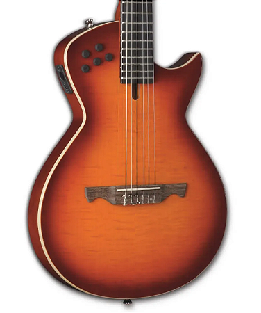 Violão Tagima Modena | Nylon | Corpo Flat | Elétrico | Cherry Burst