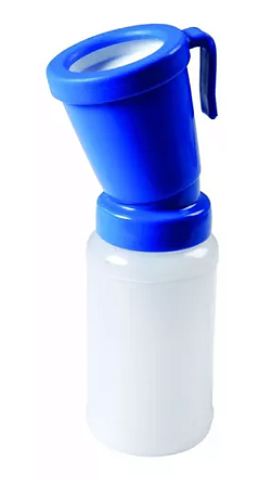 COPO PARA DESINFETAR ÚBERE - SEM RETORNO DE LÍQUIDO - AZUL