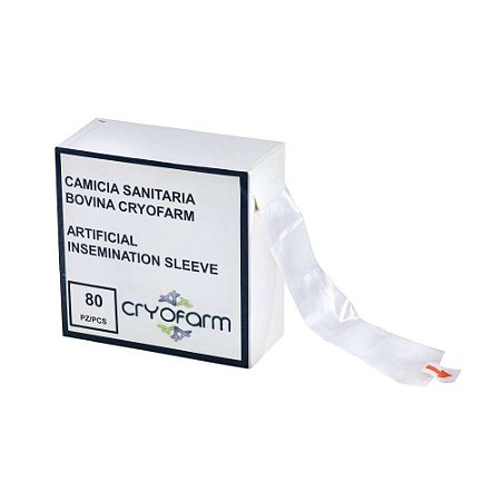 CAMISA SANITÁRIA BOVINA CX 80 UN - Inseminação anterifical bovinos