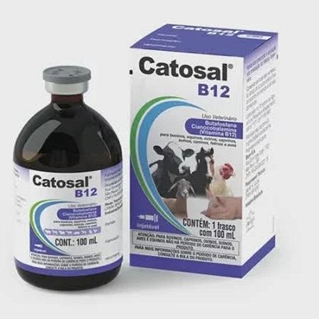 Catosal B12 100ml  Energia, Vitalidade e Alta Performance para Seus Animais