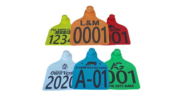 1000 brinco grande gado bovino personalizado + macho de ponta metálica