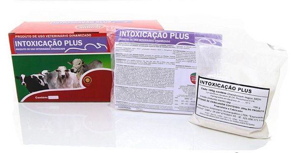 Suplemento Gado Bovino Intoxicação plus 01kg - previne e trata intoxicação por ervas