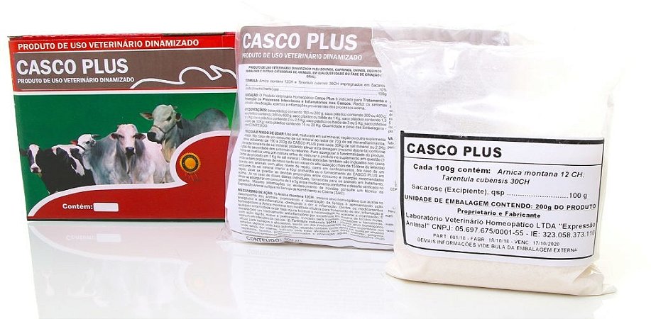 Suplemento Casco  01kg - prevenção e tratamento de doenças de casco - 1 grama animal dia