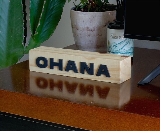 Bloco Decorativo - Ohana