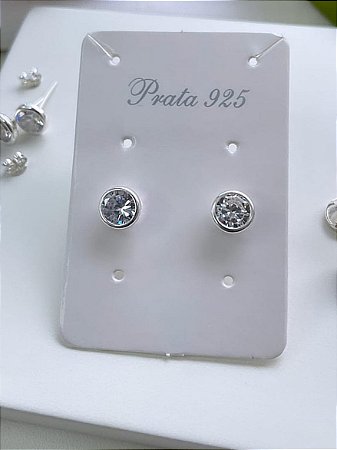 Brinco aro redondo prata 925