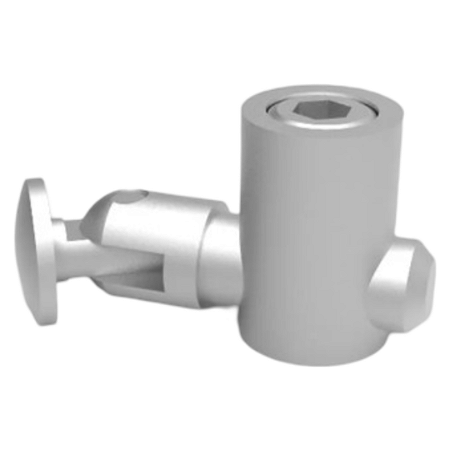 Conector Rápido C/ Cabeça Articulada P/ Perfis Base 30, 40, 45 e 50