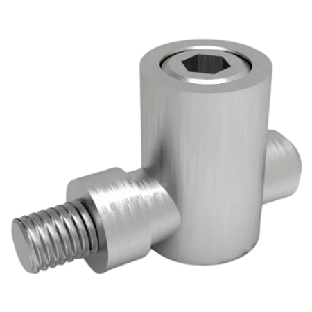 Conector c/ Pino Roscado M8 p/ Perfil Base 40 e 50