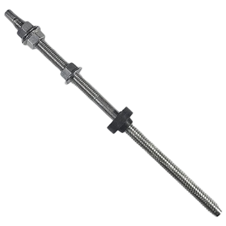 Parafuso em Inox P/ Montagem de Suporte de Painel Solar em Vigamento em Aço c/ 250mm