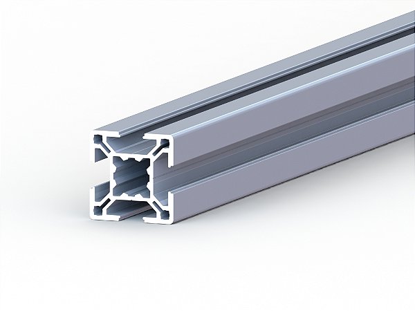 Perfil Estrutural em Alumínio 30x30 Básico Canal 8mm / Perfis Cortados