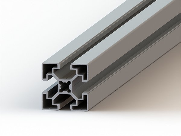 Perfil Estrutural em Alumínio 45x45 Parafuso Canal Sextavado M10 / Perfis Cortados - Forseti