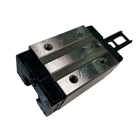 Patins HGH-CA Sem Abas P/ Guia Linear 15mm, 20mm, 25mm e 30mm - Aço 20CRMO (1 PÇ)