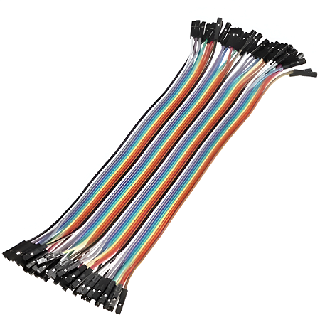 Cabo Wire Jumper Fêmea x Fêmea 10cm - 40 fios