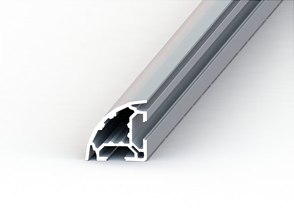 Perfil Estrutural em Alumínio 30x30 Abaulado - Canal 8/ Perfis Cortados