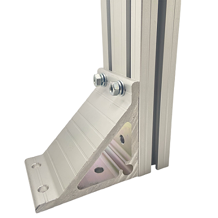 KIT CANTONEIRAS 90° M8 (4 FUROS) BASE 40x80