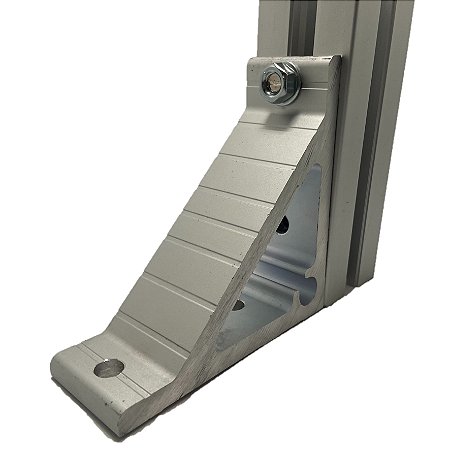 KIT CANTONEIRAS 90° M8 (2 FUROS) BASE 45 BÁSICO