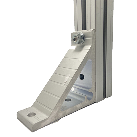 KIT CANTONEIRAS 90° M8 (2 FUROS) BASE 40 - 50