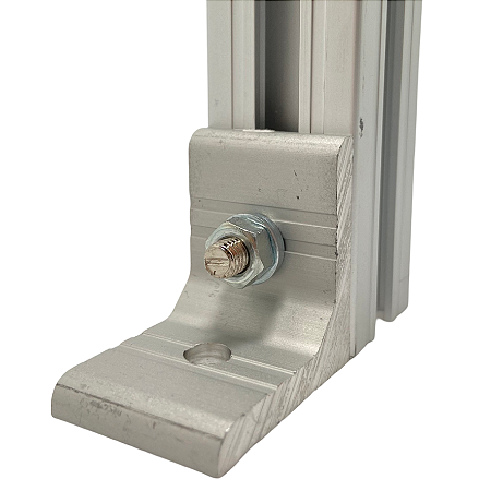KIT CANTONEIRAS 90° M6 (FUROS A 20MM FACE) BASE 30 - 40 - 50