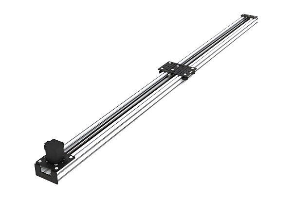 Atuador Linear de Correia 1500mm c/ Perfil Estrutural em Alumínio 40x80C V-Slot e Roldanas