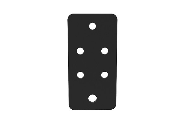 Chapa para Guia V-Slot Base 40 com Regulagem