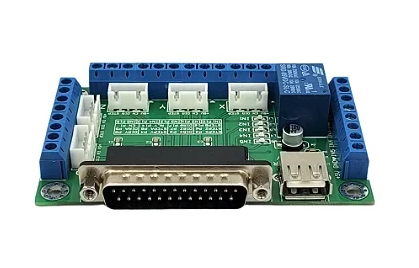 Placa Controladora CNC para 5 Eixos - Mach3 - porta paralela