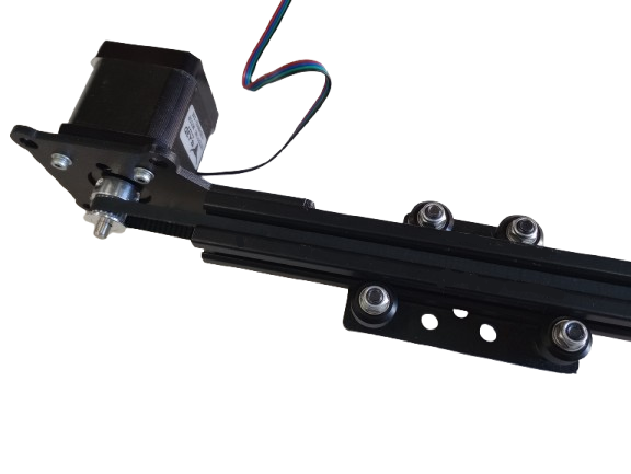Atuador Leve de Correia com Perfil V-SLOT 20x20 Preto 1000mm
