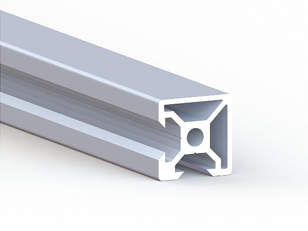PERFIL ESTRUTURAL EM ALUMÍNIO 20X20 V-SLOT DE CANTO - CANAL 6