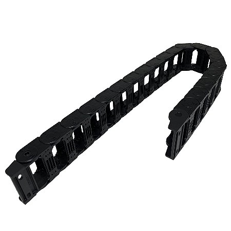 ESTEIRA PORTA CABOS 25X57MM INTERNO NYLON - ABERTA - 1 METRO